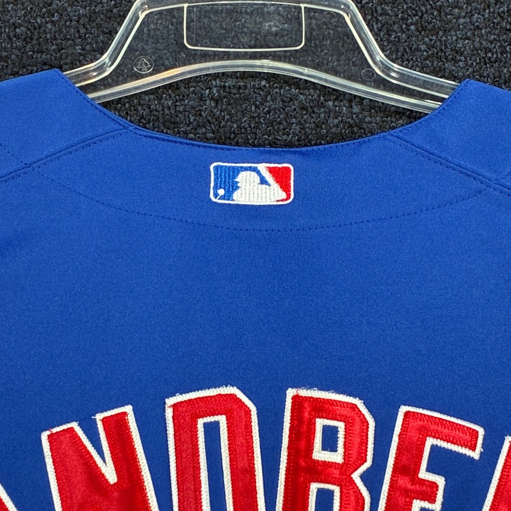 Majestic Authentic Chicago Cubs Ryne Sandberg #23 Jersey Men's Alternate Blue - Picture 10 of 11